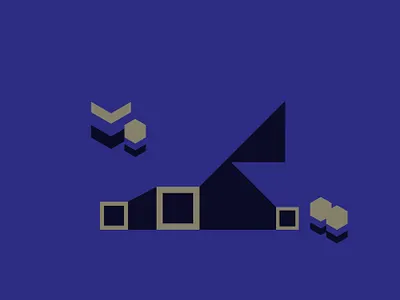 student village I 2d adobe illustrator architecture building construction design graphic design illustration minimal shapes vector