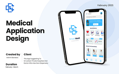 Medical application design branding ui ux