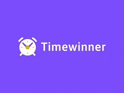 Timewinner app branding champion clock design graphicdesign icon logo logo for sale logodesign logomark logotype medal reward time time tracker unused winner