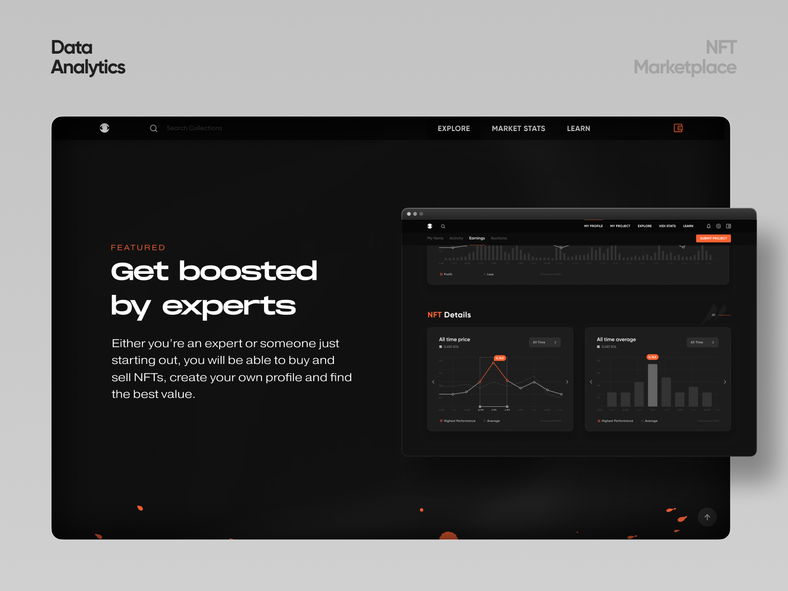 Example of Product Dashboard Design