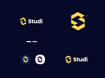Logo for EDTech app - Studi block branding edt edu education graphic design grid learn lettermark logo minimal new pexels simple studi trendy unused