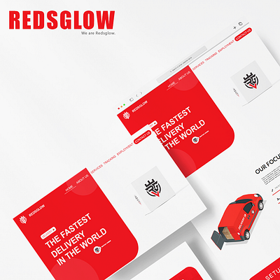 WEBSITE LANDING PAGE DESIGN | REDSGLOW design landing page redsglow website website design wordpress