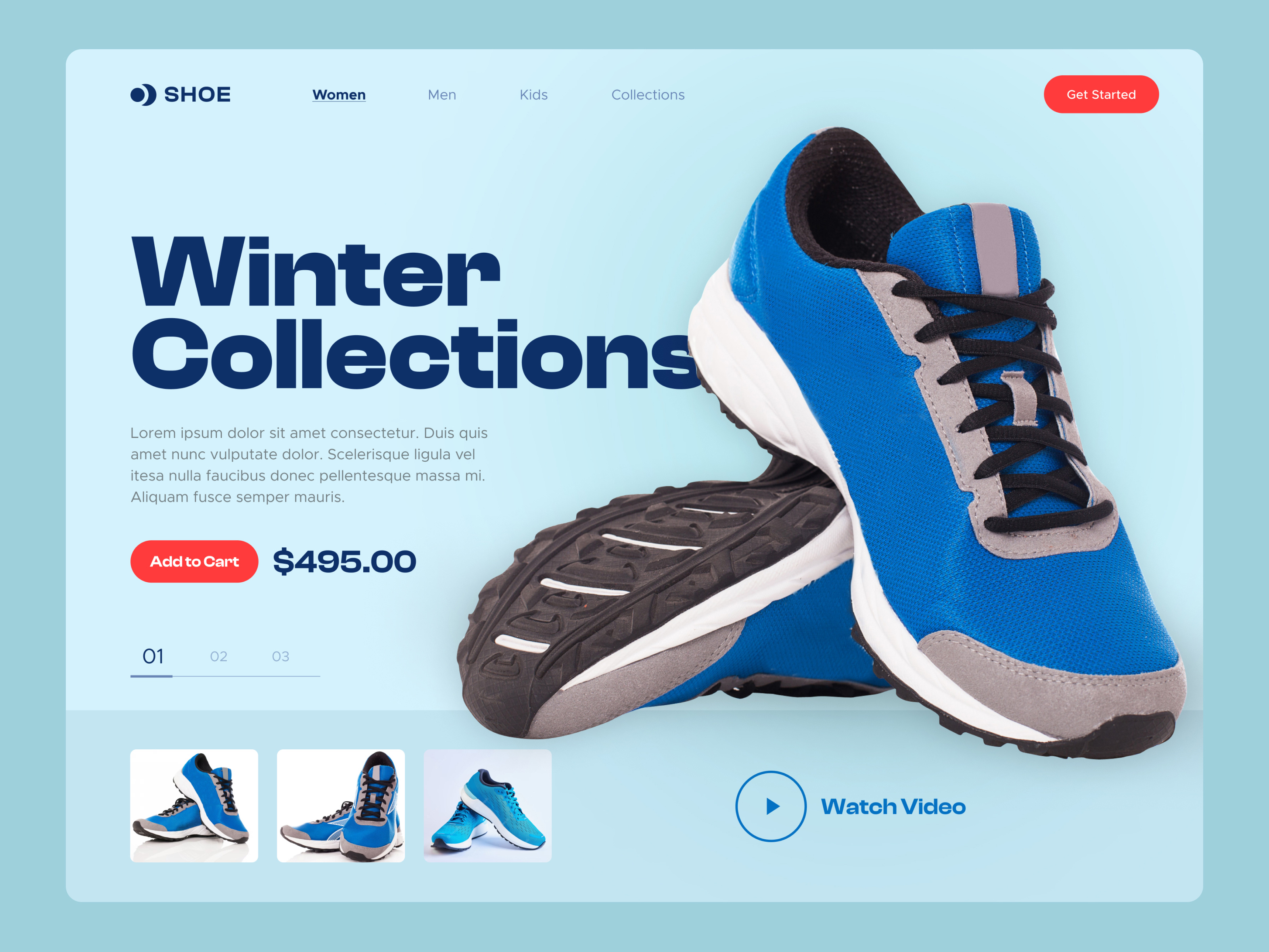 Shoes Store Ecommerce Landing Page ecommerce ecommerce website fashion fashion website footwear footwear website landing page marketplace nike shoes online shopping shoe shoe landing page shoe store shoes store website sneakers sneakers homepage store landing page website website animation website design