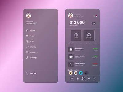 Finance app design app branding graphic design mobile app ui ux website