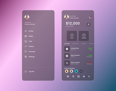 Finance app design app branding graphic design mobile app ui ux website