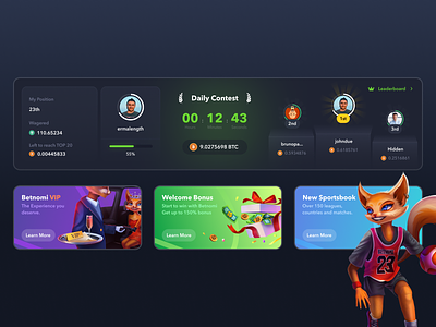 Betnomi - Home Page Banners and Widgets betting bitcoin casino bonus casino casino banners casino games casino graphics contest crypto crypto casino gambling game gaming graphic design leaderboard online casino raffle sport betting sportsbook vip