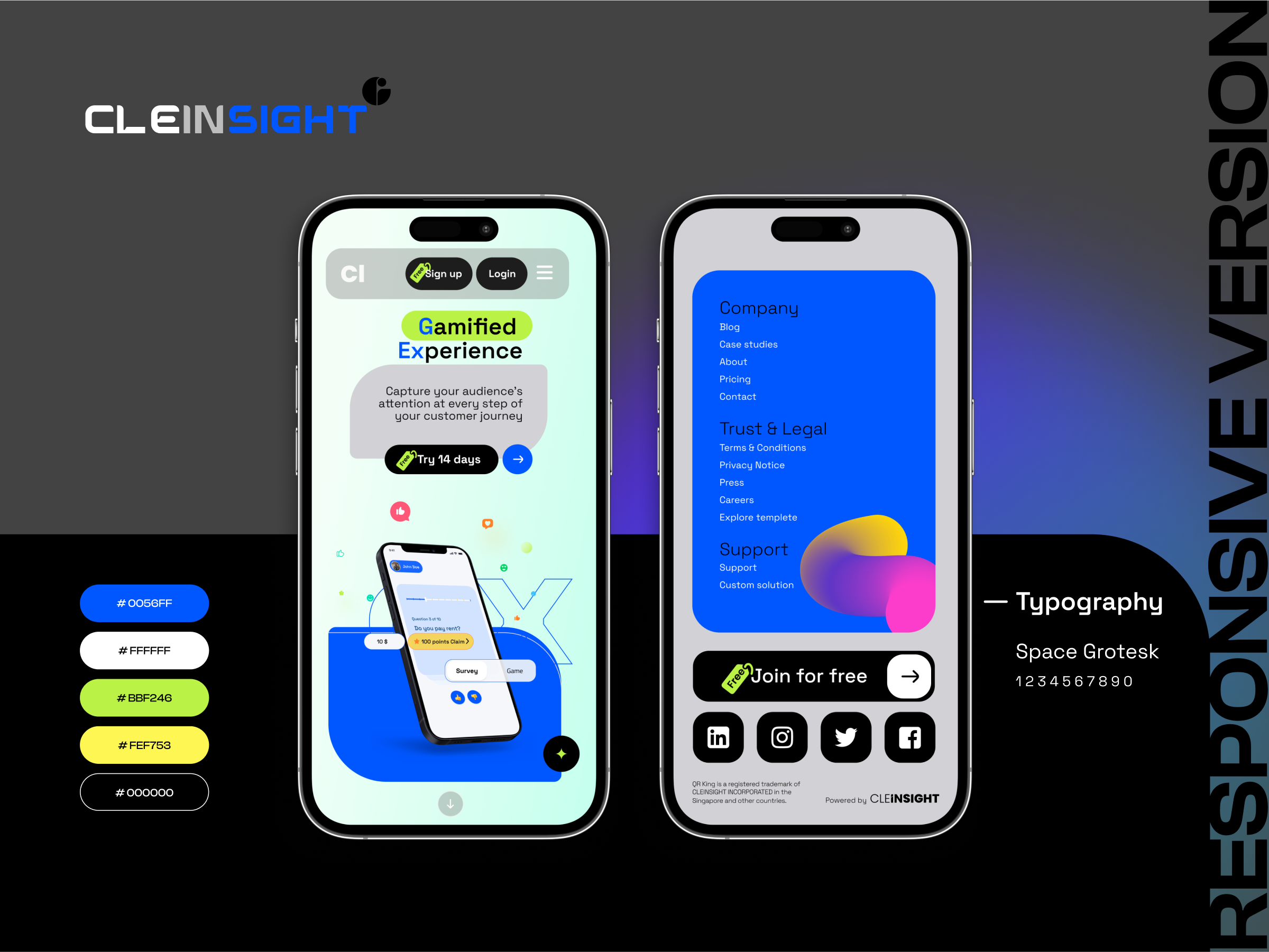 Cleinsight_Mobile Responsive design responsive ui ux web design website