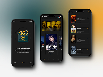 Movie Application app design design figma movie app neomorphysm parisasattari ui ui design پریسا ستاری