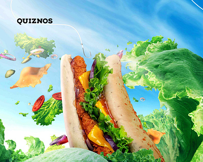 Quiznos - Art Poster digital imaging poster