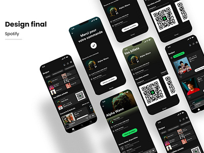 Spotify - Intégrer un service de billetterie in-app app design ui ux