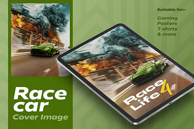 Race Car Cover Image (For Sale)
