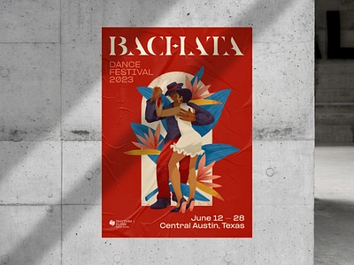 Dance Festival Poster Design: Bachata advertising bachata branding couple dance festival dancers dances design design studio digital art digital illustration digital painting event branding event posters graphic design illustration illustrator latina poster design social dances