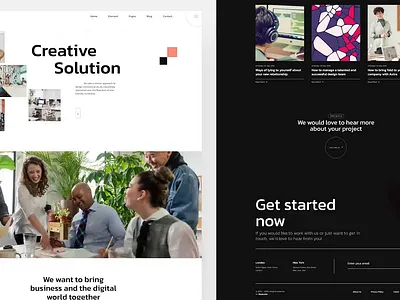 Axtra - Creative Agency Landing Page agency landing page animation axtra axtra creative agency branding clean design creative agency creative portfolio landing page design digital agency landing page minimal portfolio landing page trendy ui web landing page webpage website