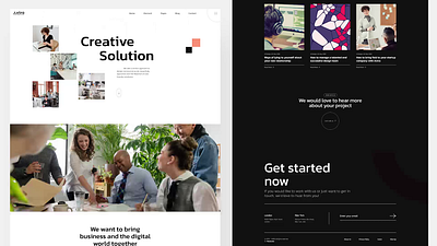 Axtra - Creative Agency Landing Page agency landing page animation axtra axtra creative agency branding clean design creative agency creative portfolio landing page design digital agency landing page minimal portfolio landing page trendy ui web landing page webpage website