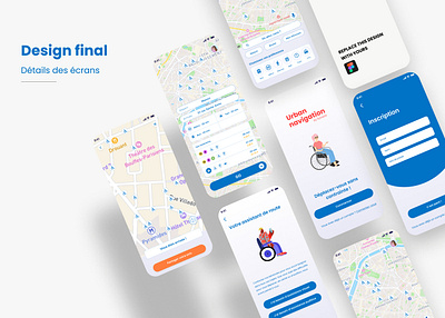 Urban navigation app app branding design graphic design ui ux