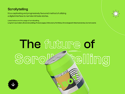 Card UI app branding creativity design inspiration landingpage scrollytelling