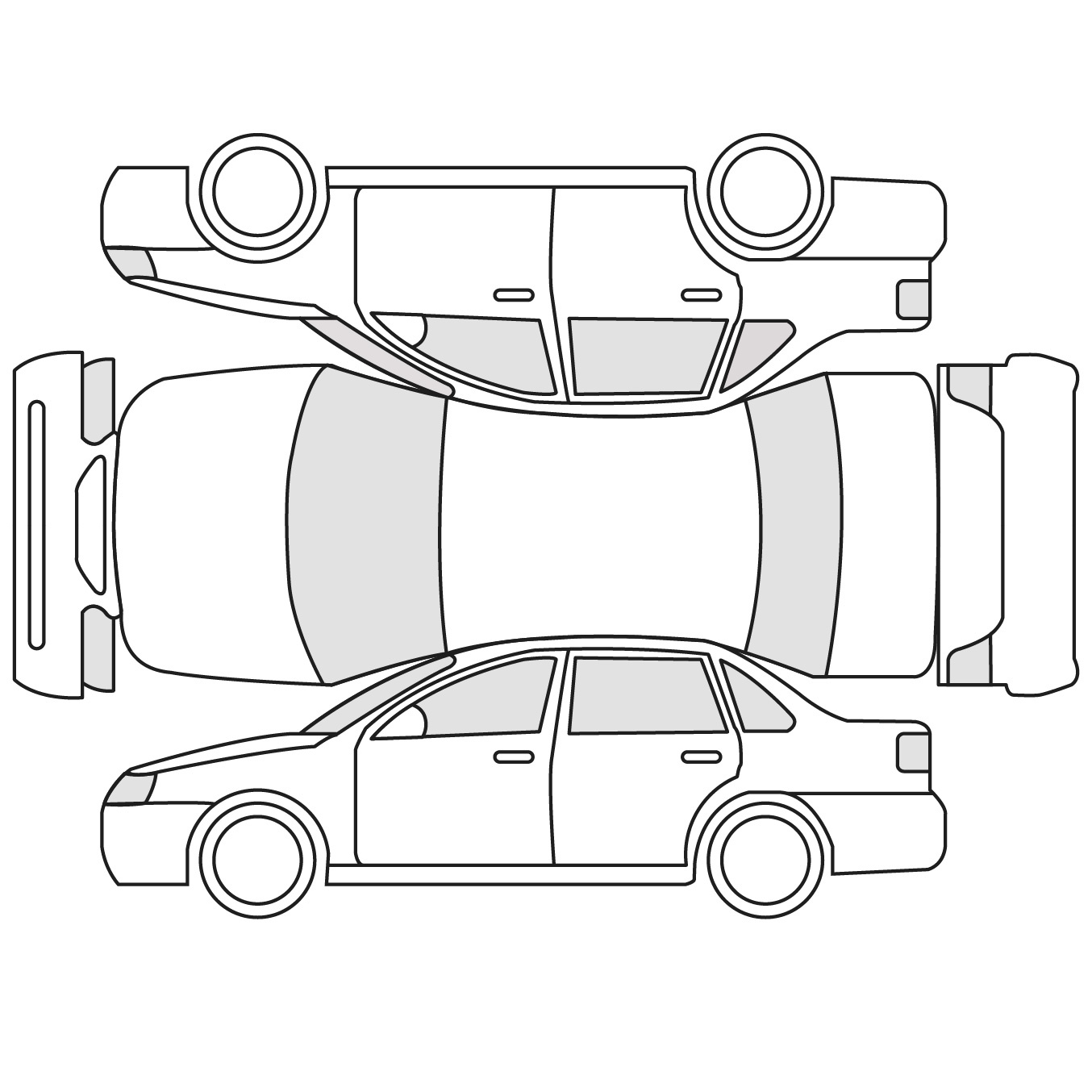 Car Top, Right Side, Left Side Views by Elavarasan on Dribbble