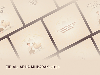 Social Media Post Design 2023 best design design eid al adha 2023 eid ul adha2023 graphic design illustration ilustration new design post design social media social media design social media post trending design