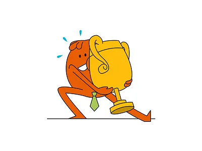 Win Some - Goofy Shapes Character Pack animation character character design design graphic design illustration ui vector vector illustration