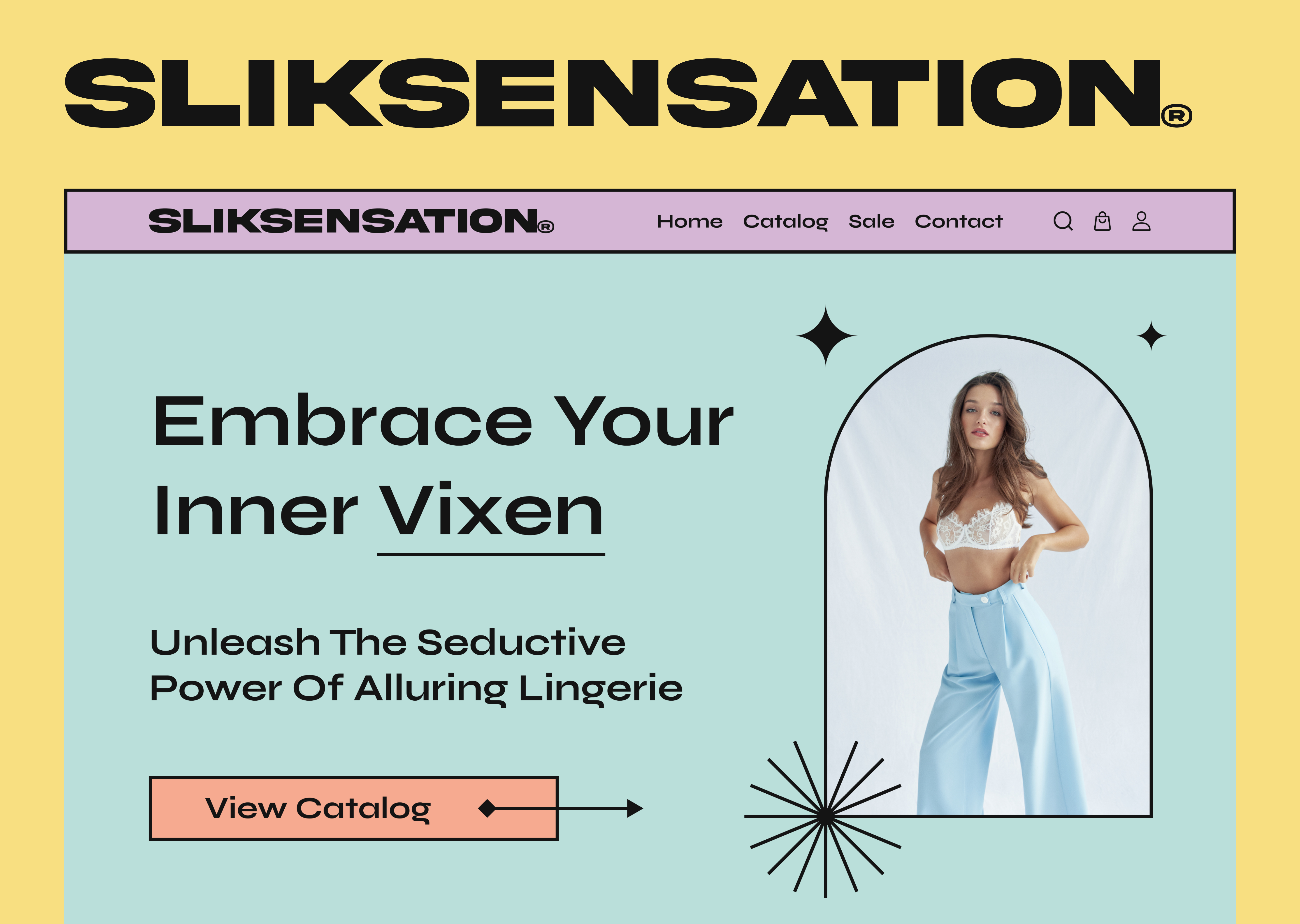 SLIKSENSATION® - Lingerie Online Store Concept adobe xd bra bra store branding design figma graphic design latest lingerie lingerie website models online store sketch sliksensation store ui uiux underwear web design website