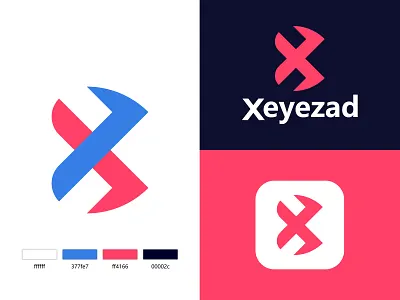 X Letter Modern Logo Design | Xeyezad Logo Design branding design illustration logo logo design logo designer logo designs logo ideas logo inspiration logodesign logofolio logos logotipo logotype ui vector x letter logo x modern logo