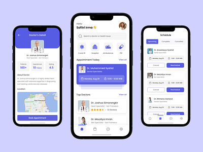 Medicare - Doctor Appointment App android android app branding design illustration ios ios app online ui ux