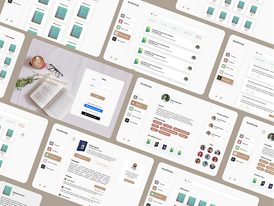 BookSwap - book exchange app app appdesign book exchange figma prototyping ui uiux design ux research wireframes