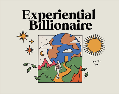 Experimental Billionaire Chapters Divider book design digital art graphic design illustration