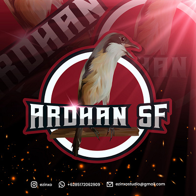 Ardhan Sf Esport Logo design esport graphic design illustration logo vector