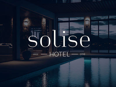 Solise Hotel Branding animation branding design graphic design hotel hotelbranding illustration logo typography