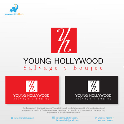 Yh Logo - (Young Hollywood) branding creatibejourney design emergingtalent entertainmentindustry filmcommunity graphicdesigner icon identity logo logo mark logodesign logoideas logologo minimalist logo trend vector yllogo ylogo younghollywood