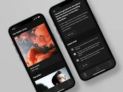 RKRD: Reimagining Music Streaming ios mobile music streaming ui ux