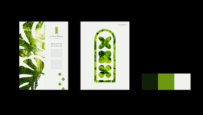 Botanical Garden Brand Identity botanical brand brand identity garden identity logo poster stationery