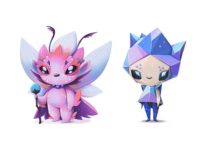 The Cuteiverse - character concept art cartoon character concept design illustration zutto