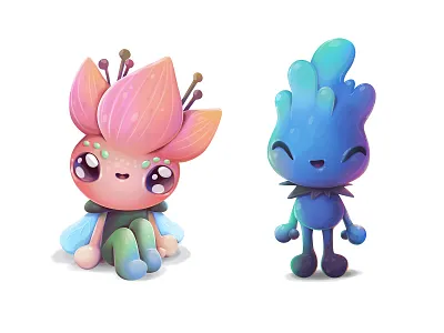 The Cuteiverse - character concept art cartoon character concept design illustration zutto