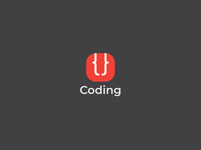 Coding Logo Design brand identity coding creative coding creative logo design graphic design illustration logo logo logo proces minimalist logo modern simple logo ui ux