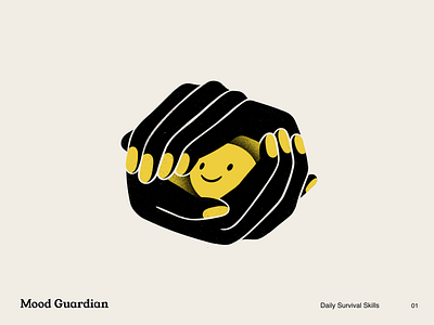Mood Guardian guard hands illustration mood smile sun