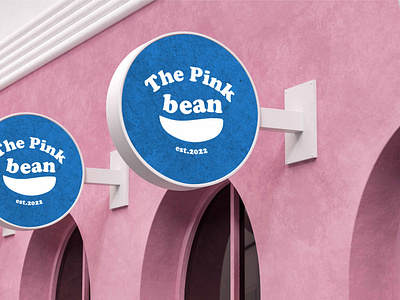 The Pink Bean | Branding brandapplications branding design graphic design illustration logo vector