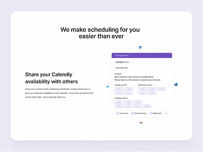 Experiements for Web Design [Calendly⏱️] appointment booking calendly date online appointment online booking schedule time management web design web ui website website design website ui