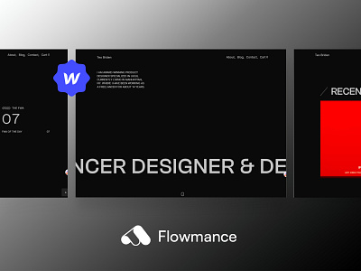 Teo – Portfolio Webflow Template agency template design template webflow template webflowtemplate websitedesign