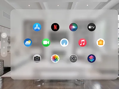 Apple Vision Pro Design 3d branding ui