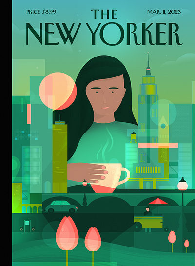 The New Yorker characterdesign design editorial illustration illustration procreate vector