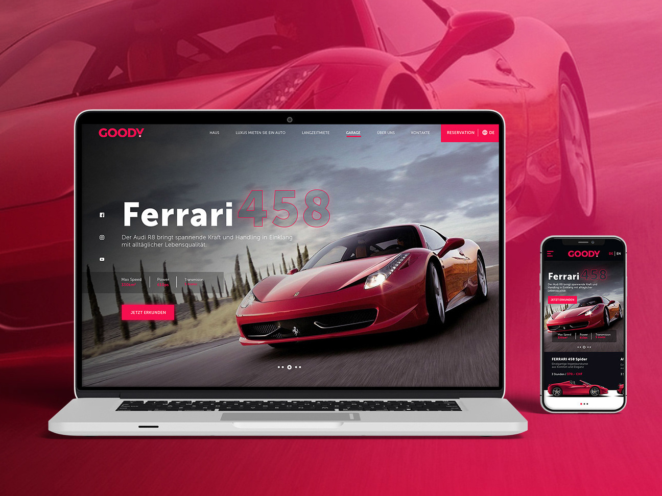 Homepage UI/UX Design by Khizra Siddiq on Dribbble