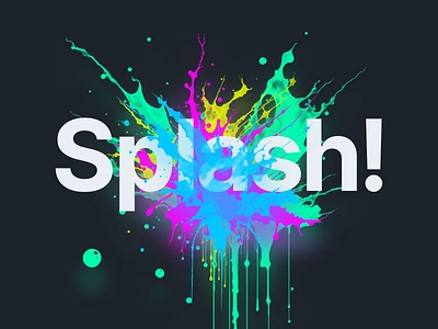 Paint Splashes Photoshop Brushes colorful colors digital graphic design motion graphics paint photoshop addon photoshop brushes poster splash splatter stains typo typography vibrant vivid watercolor