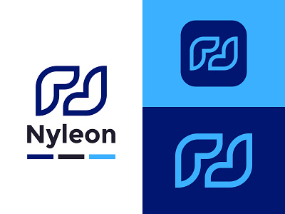 N Letter Modern Logo | Nyleon Logo Design branding business logo design flat logo graphicdesigner logo logo design logodesign logos logotype minimal logo n letter logo n wordmark logo nylon vector