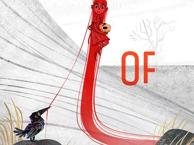 Red Ghost book cover book cover art childrens book illustration ghosts illustration photoshop red ghost