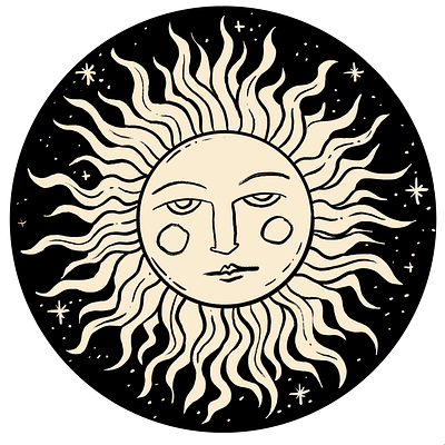 Sun Sticker branding design drawing graphic design illustration logo vector