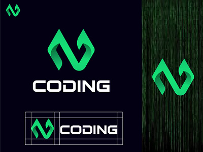 Coding Logo Design brandidentity branding coding logo design illustration logo logo design logofolio modern logo vectplus