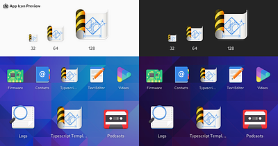 App Template app design icon inkscape