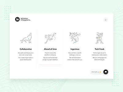 Creative Our Service Section blockchain creative design service vector web web3 website website design